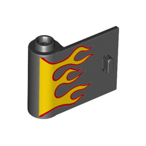 LEGO® Accessoire Véhicule Porte 1x3x2 Gauche - Flamme