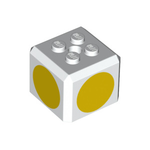 LEGO® Brique 2x2 Imprimée Rond
