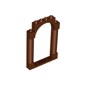 LEGO® Door Frame 1x6x7 Rounded Pillars with Top Arch