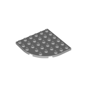 LEGO® Plate 6x6 - 1/4 de Cercle