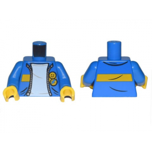 LEGO® Torso Jacket with Gold Zipper Yellow Stripe