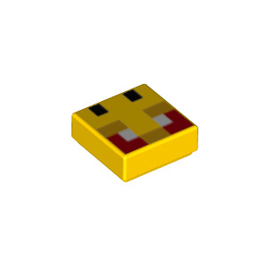 LEGO® Tile 1x1 with Groove with Angry Bee yes Minecraft Pixe