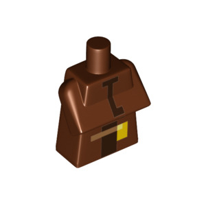 LEGO® Torso Modified Long with Folded Arms with Dark Tan