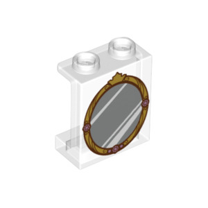 LEGO® Cloison 1x2x2 Imprimée Miroir