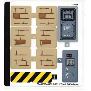 LEGO® Autocollant - Stickers Set 76948 Jurassic World