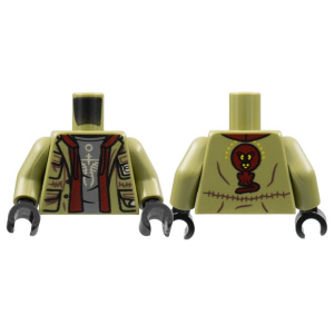 LEGO® Torso Jacket Dark Red Lion on Back