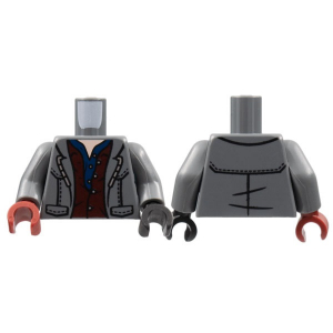 LEGO® Torso Jacket Layered Reddish Brown