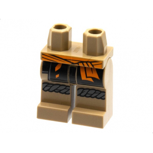 LEGO® Hips and Legs with Orange Sash Black Robe Ends