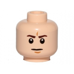 LEGO® Minifigure Head Dark Brown