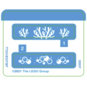 LEGO® Autocollant - Stickers Set 40442 Aquarium