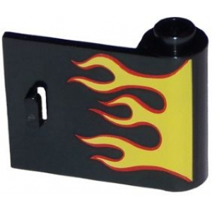 LEGO® Accessoire Véhicule Porte 1x3x2 Droit - Flamme
