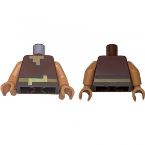 LEGO® Mini-Figurine Torse Imprimé Pixélisé Minecraft