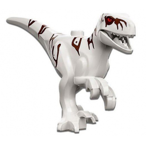 LEGO® Dinosaur Body Atrociraptor with Reddish Brown Stripes