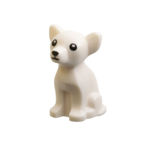 LEGO® Dog Chihuahua with Black Eyes Nose and Mouth