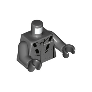 LEGO® Mini-Figurine Torse Tenue Pilote Course Logo (2R)