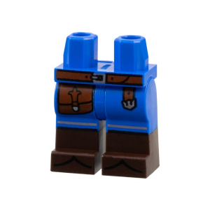LEGO® Hips and Legs with Reddish Brown Boots