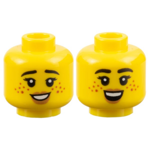 LEGO® Minifigure Head Dual Sided Female