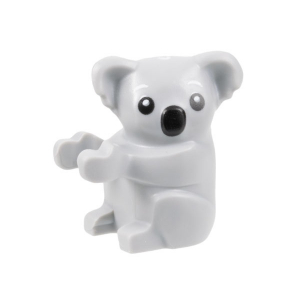 LEGO® Koala with Black Eyes and Nose Pattern