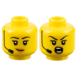 LEGO® Minifigure Head Dual Sided Female