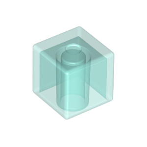 LEGO® Brique 1x1 Lisse - Tête Cube Minecraft Unie