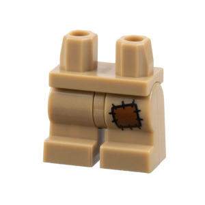 LEGO® Hips and Medium Legs with Reddish Brown Patch
