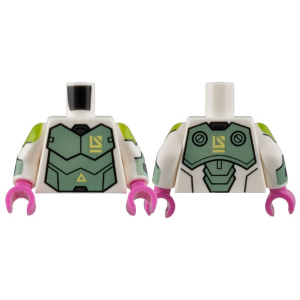 LEGO® Torso Armor Sand Green Breastplate