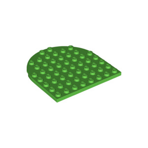 LEGO® Plate Round 8x8 Rounded End