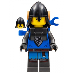 LEGO® Black Falcon Male Pearl Dark Gray Detailed LegsBlack