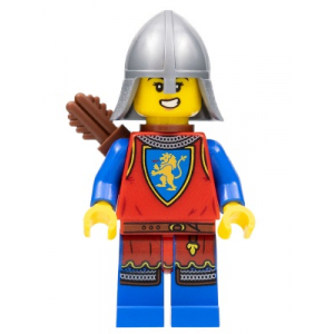 LEGO® Lion Knight - Female Flat Silver Neck Protector Quiver