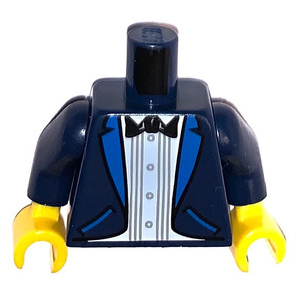 LEGO® Mini-Figurine Torse Chemise Blanche (5G)