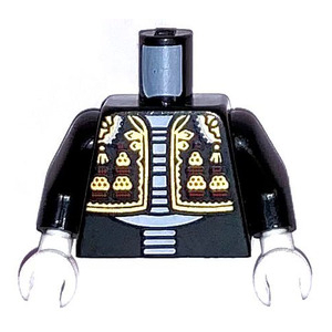 LEGO® Mini-Figurine Torse Squelette Mariachi (1B)