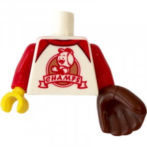 LEGO® Minifigure Torse avec Baseball Glove