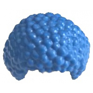 LEGO® Minifigure Hair Bubble Style Large Hole on Top
