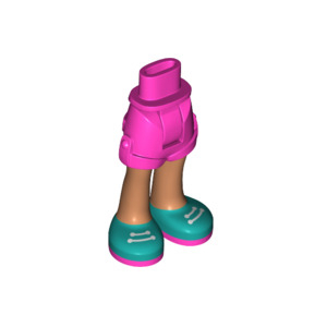 LEGO® Mini Doll Hips and Shorts with Nougat Legs