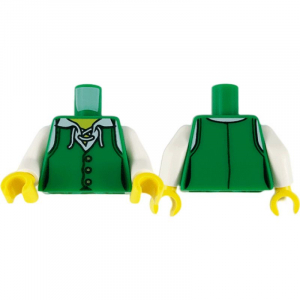 LEGO® Torso Female Vest with White Undershirt