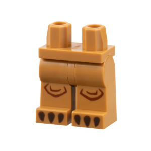 LEGO® Hips and Legs with Reddish Brown Knees