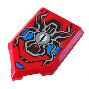 LEGO® Plate Lisse 2x3 Pentagonale Imprimée Araignée Spiderma