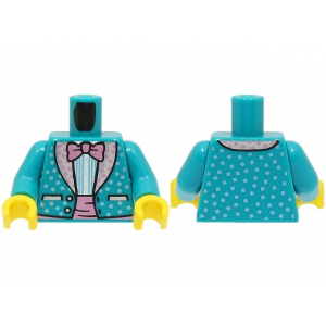 LEGO® Mini-Figurine Torse Veste Clown (3X)