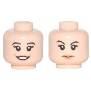 LEGO® Mini-Figurine Tête Femme 2 Expressions (6T)