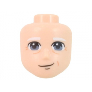 LEGO® Mini Doll Head Friends Male Large with Sand Blue Eyes