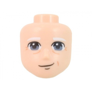 LEGO® Mini Doll Head Friends Male Large with Sand Blue Eyes