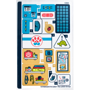 LEGO® Sticker Sheet for Set 41446