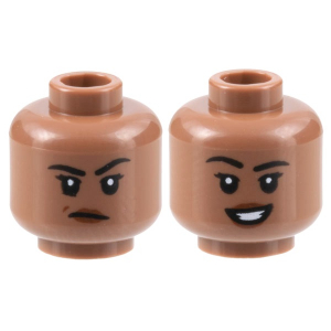 LEGO® Mini-Figurine Tête Femme 2 Expressions (6B)