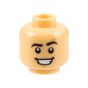 LEGO® Mini-Figurine Tête Homme Souriant (6B)