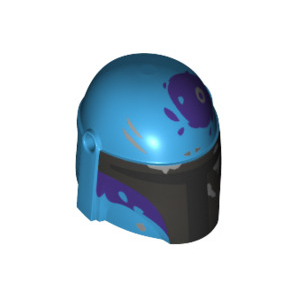 LEGO® Minifigure Headger Helmet with Holes SW Mandalorian