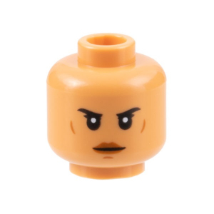 LEGO® Minifigure Head Female Black Eyebrows
