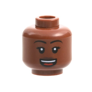 LEGO® Mini-Figurine Tête Femme Souriante (6I)