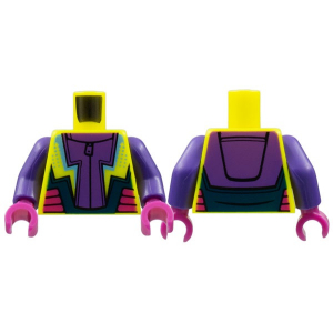 LEGO® Torso Jumpsuit Dark Purple Center Panel