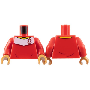 LEGO® Mini-Figurine Torse Football Mains Nougat Foncé (6Q)
