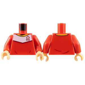 LEGO® Mini-Figurine Torse Football Mains Beige Clair (6P)